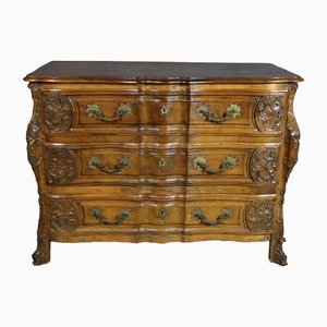 Mazarine Chest of Drawers in Walnut, 18th-Century-WSV-1373177