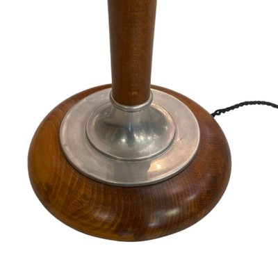 Mazda Table Lamp in Mahogany Wood-RFP-2019776