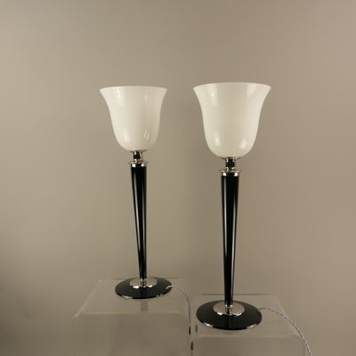 Mazda Table Lamps from Mazda, France, 1950s, Set of 2-KDB-1773653