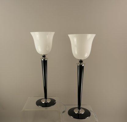 Mazda Table Lamps from Mazda, France, 1950s, Set of 2-KDB-1773653