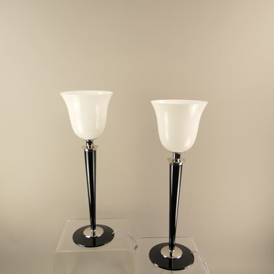 Mazda Table Lamps from Mazda, France, 1950s, Set of 2-KDB-1773653