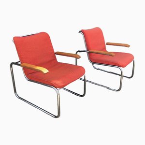 MB Lounge Armchairs by Marcel Breuer for Knoll Inc. / Knoll International, 1970s, Set of 2-AVC-2018498