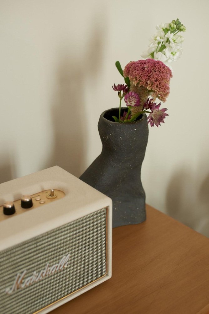 Meander Granite Vase by Sophie Parachey