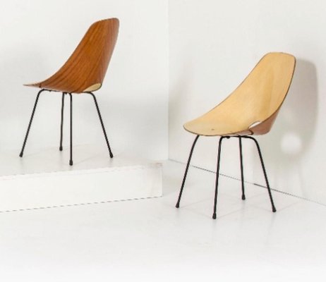 Medea Chairs by Vittorio Nobili, Italy, 1955, Set of 4-ZCI-751782