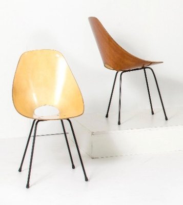 Medea Chairs by Vittorio Nobili, Italy, 1955, Set of 4-ZCI-751782