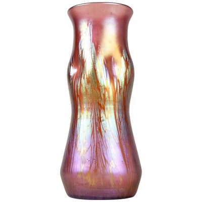 Medici Pink Glass Vase from Loetz Witwe, 1902-TQA-1322125