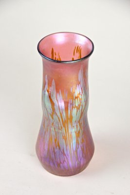 Medici Pink Glass Vase from Loetz Witwe, 1902-TQA-1322125