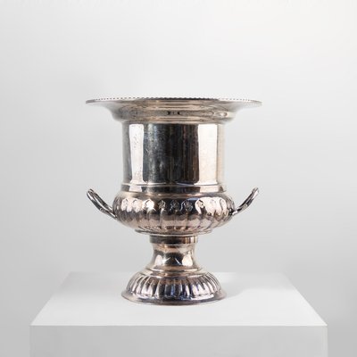 Medicis Vase Shaped Silver-Plated Champagne Cooler, France, 1950s-YSY-2031331