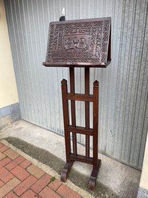 Medieval Wooden Double Lectern-EBQ-1784972