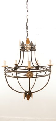 Medieval Wrought Iron Chandelier-QLH-1315036