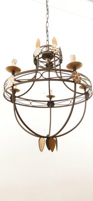 Medieval Wrought Iron Chandelier-QLH-1315036