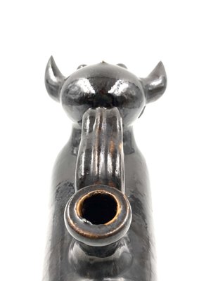 Mediterranean Style Bull-Shaped Jug Sculpture, France, 1970s-TXN-1013116