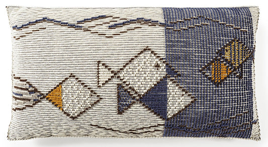 Mediterraneo Blu Cushion by Paulina Herrera Letelier for Mariantonia Urru