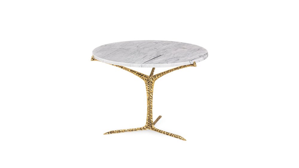 Medium Alentejo Carrara Marble Coffee Table by Insidherland