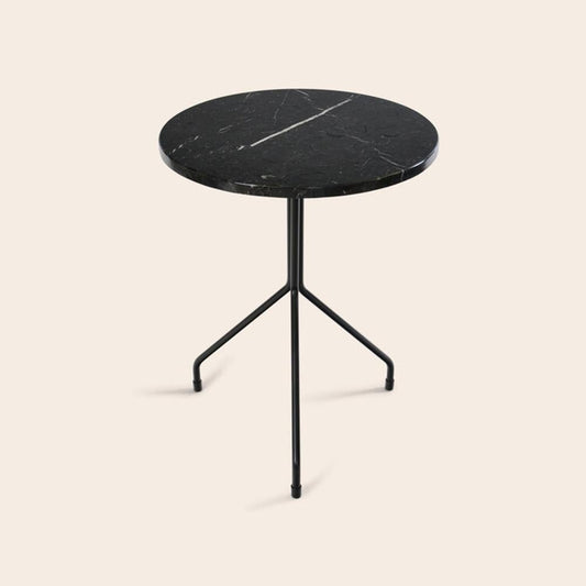 Medium All for One Black Marquina Marble Table by OxDenmarq