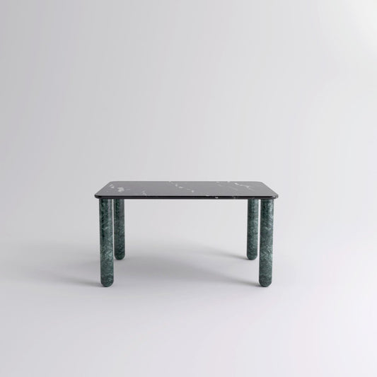 Medium Black and Green Marble Sunday Dining Table by Jean-Baptiste Souletie