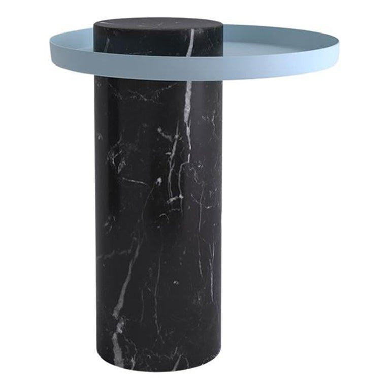 Medium Black Marquina Guéridon by Sebastian Herkner