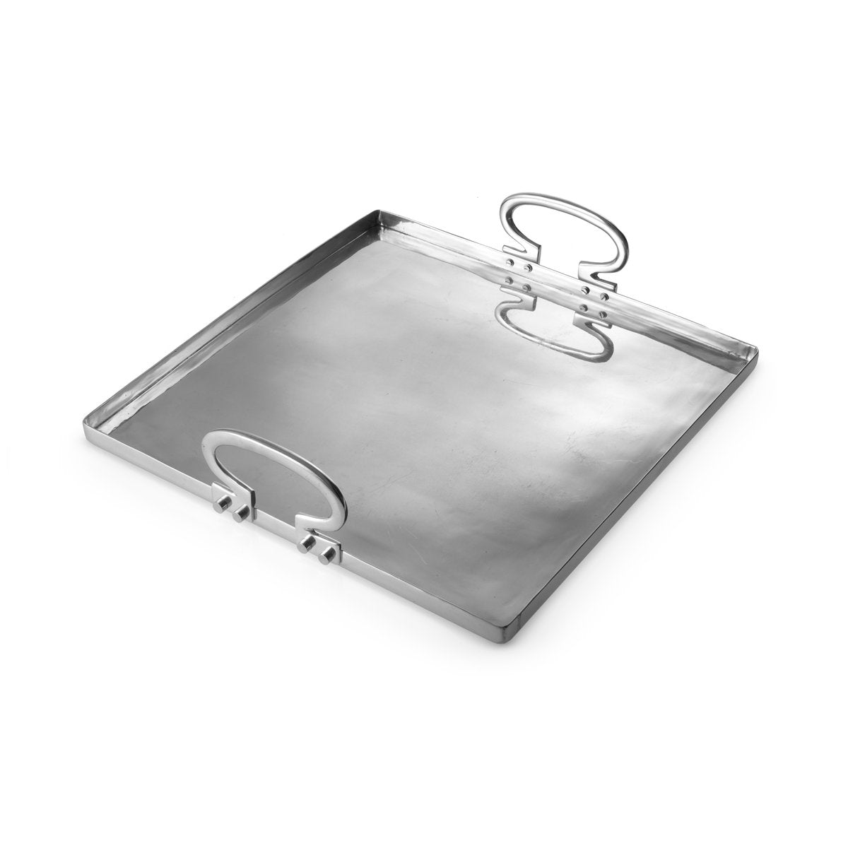 Medium Colony Tray in Polished Aluminum by Aldo Cibic for Paola C.