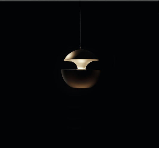 Medium Here Comes the Sun Black and White Pendant Lamp by Bertrand Balas