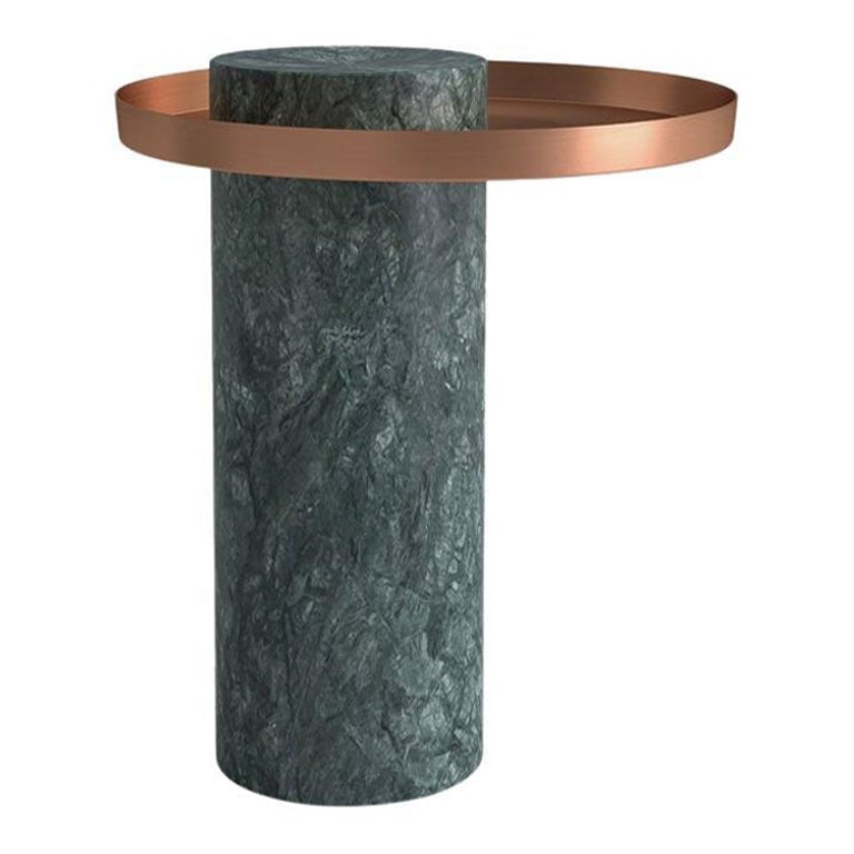 Medium Indian Green Marble Guéridon Table by Sebastian Herkner