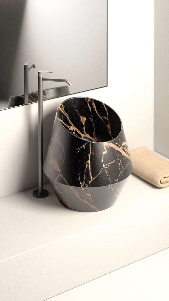 Medium Kyknos Tosca Washbasin by Marmi Serafini