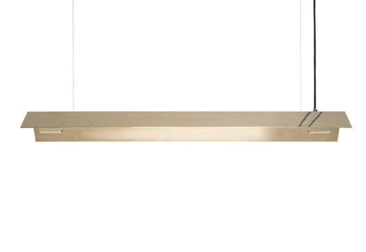 Medium Misalliance Brass Suspended Light by Lexavala