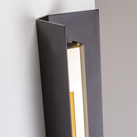 Medium Misalliance Ex Jet Black Wall Light by Lexavala