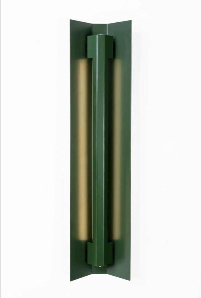 Medium Misalliance Ral Bottle Green Wall Light by Lexavala