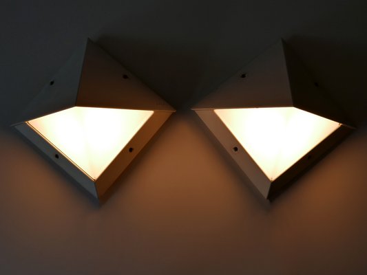 Medium Outdoor Wall Lamps from Bega, Germany, 1980s, Set of 2-WPT-1087986