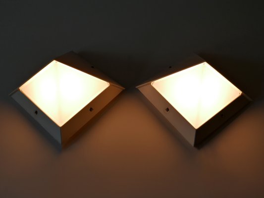 Medium Outdoor Wall Lamps from Bega, Germany, 1980s, Set of 2-WPT-1087986