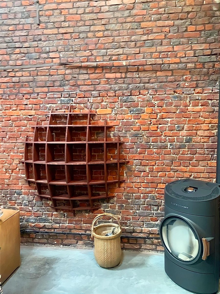 Medium Round Pine Shelves by David Renault