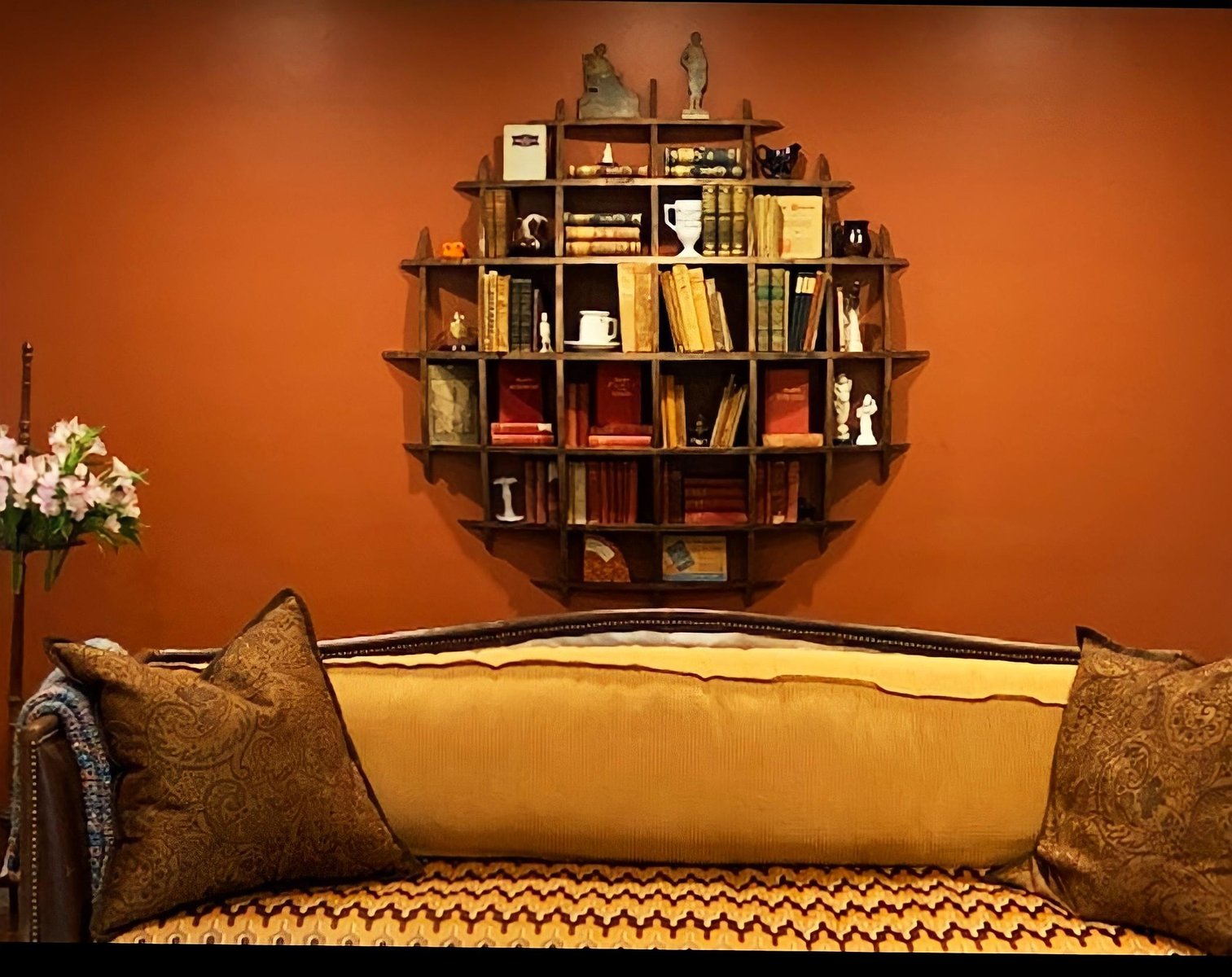 Medium Round Pine Shelves by David Renault