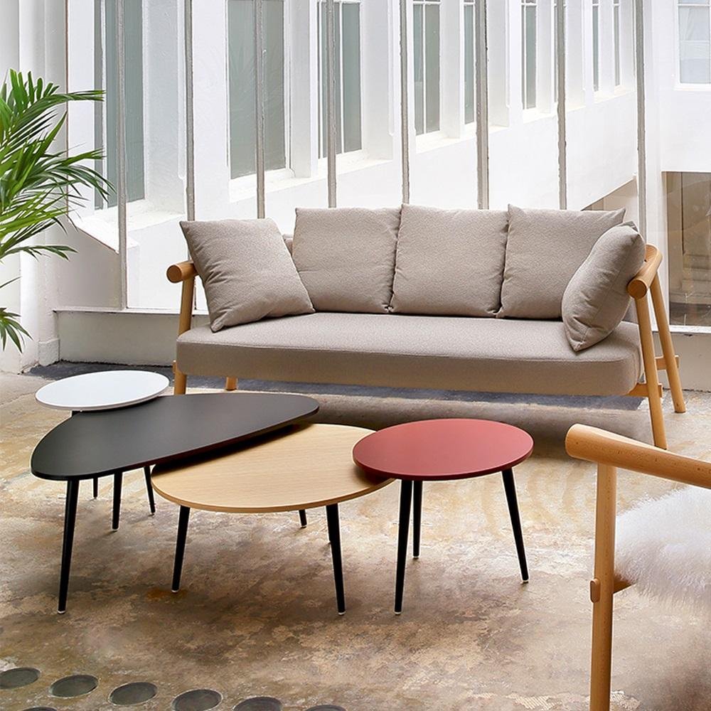 Medium Soho Triangular Coffee Table by Coedition Studio