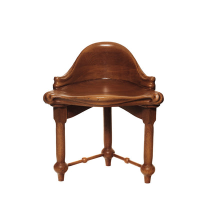 Solid Wood Stool Calvet by Bd Barcelona Design
