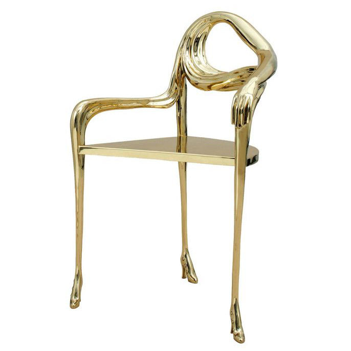 Brass Chair With Armrests Leda by Bd Barcelona Design #Original