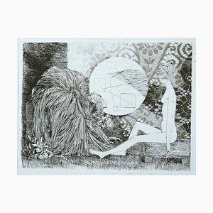 Meeting with the Sybil - Original Etching by Leo Guida - 1970 1970-ZCI-761907