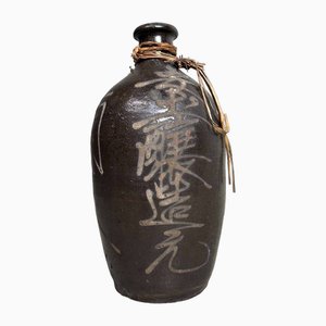 Meiji Earthenware Sake Decanter Tokkuri (Tokuri), Japan., 1890s-DWL-1799425