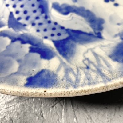 Meiji Era Decorative Plate with Koi Motif, Japan, 1900s-DWL-1764794