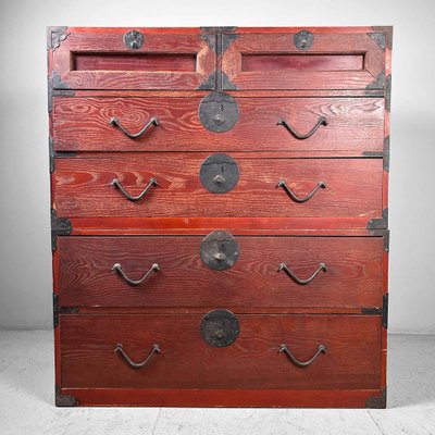 Meiji Era Isho-Dansu Kasane Kimono Chest, Japan-DWL-1763355