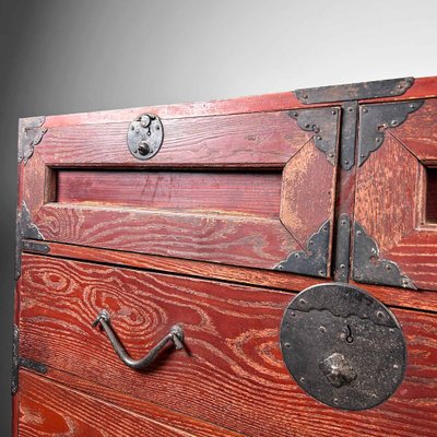 Meiji Era Isho-Dansu Kasane Kimono Chest, Japan-DWL-1763355