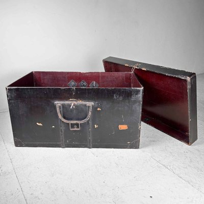 Meiji Era Taishō Decorative Wooden Transport Case, Japan-DWL-1769024