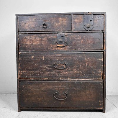 Meiji Era Tansu Cabinet, Japan, 1890s-DWL-1780640