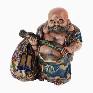 Meiji Hotei Figure Kutani Porcelain, Japan, 1912-VMM-1738011