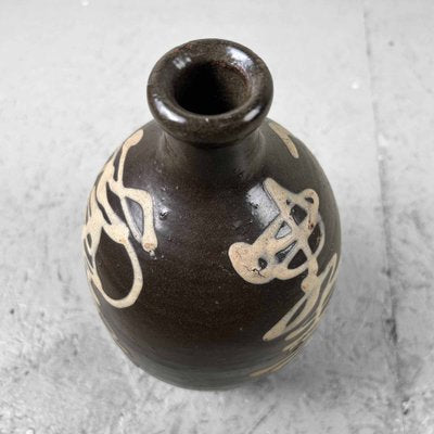 Meiji Period Earthenware Sake Decanter Tokkuri, Japan, 1890s-DWL-1821265