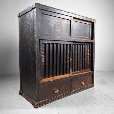 Meiji Period Japanese Tansu Storage Cabinet-DWL-1760945