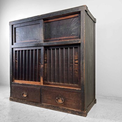 Meiji Period Japanese Tansu Storage Cabinet-DWL-1760945