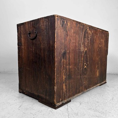 Meiji Period Low Tansu Chest of Drawers, Japan, 1890s-DWL-1760984