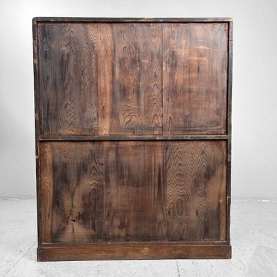 Meiji Period Mulberry Cha Tansu Tea Cabinet, Japan, 1890s-DWL-1760928