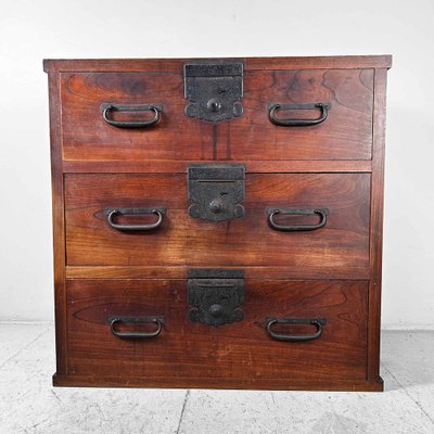 Meiji Tansu Chest of Drawers, Japan, 1890s-DWL-1807068