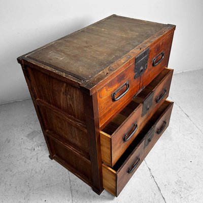 Meiji Tansu Chest of Drawers, Japan, 1890s-DWL-1807068